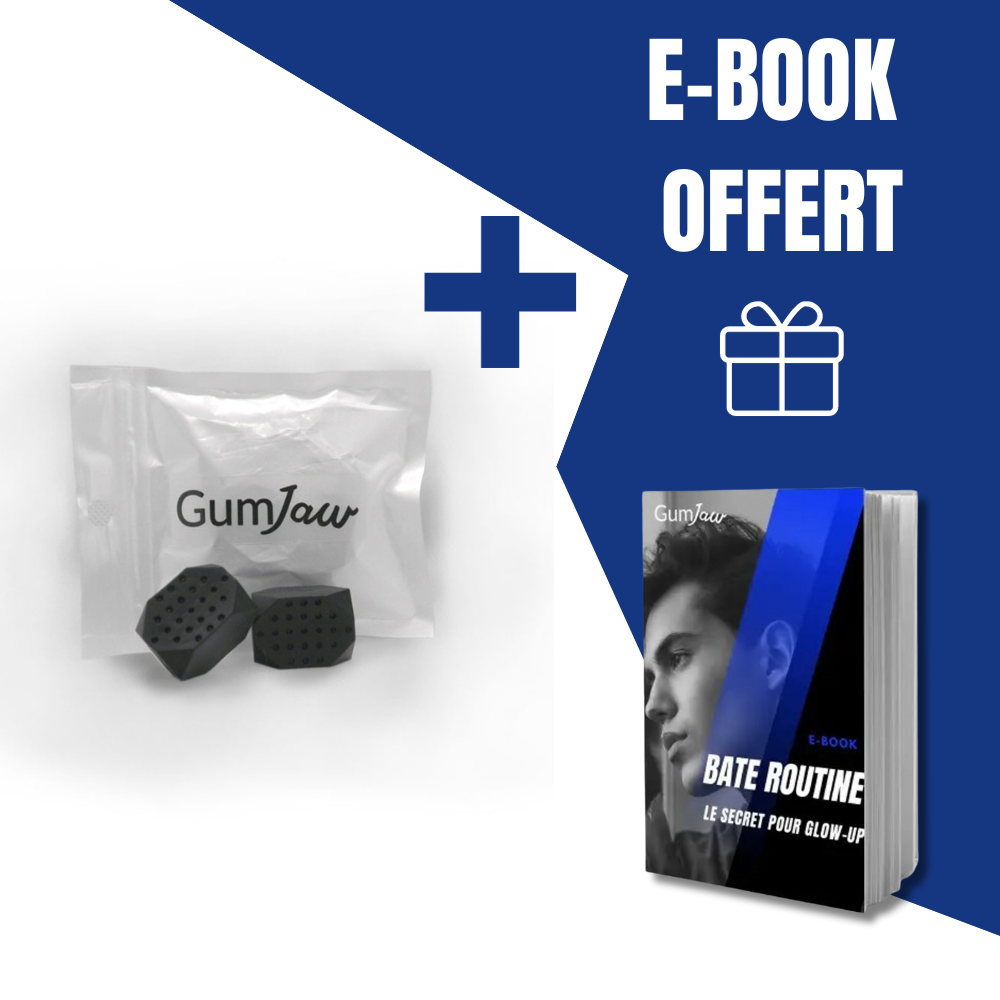 GumJaw - Gommes de musculation pour la mâchoire + E-book Offert